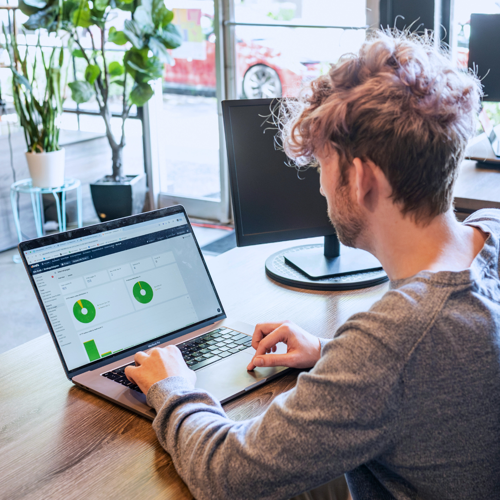 Stats AI-powered search on a mobile device
