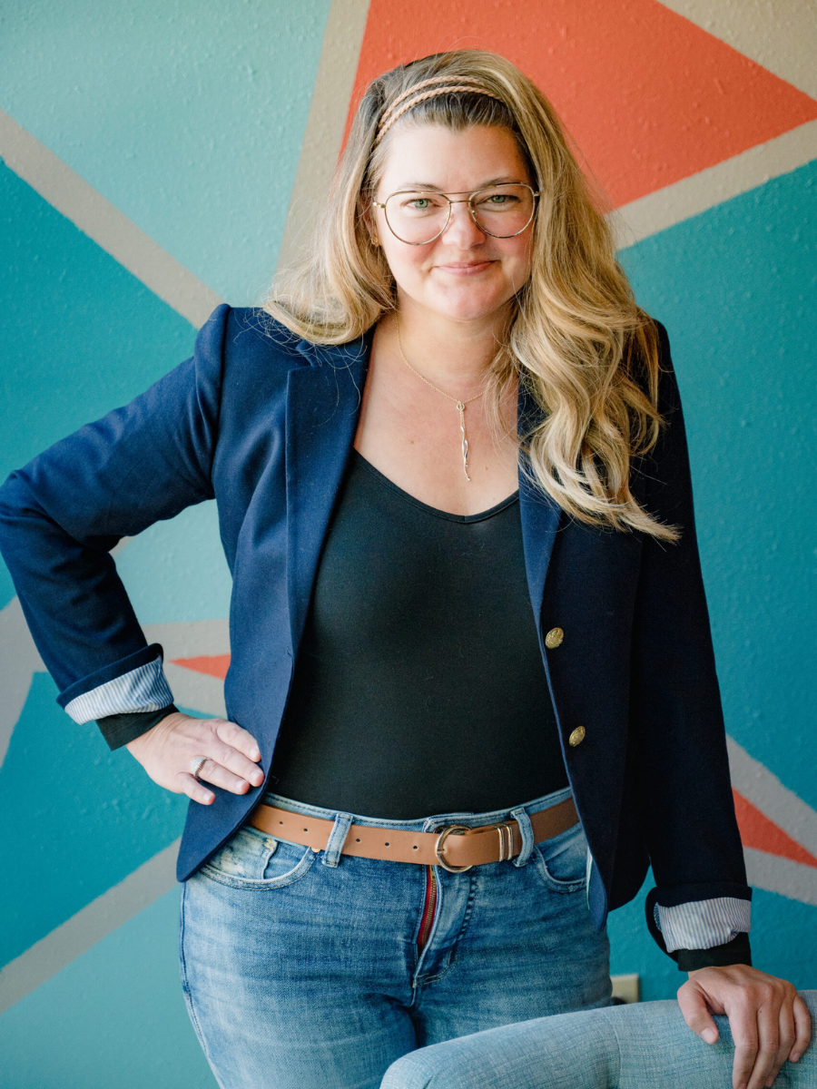 Leah, Strategy 3's Founder, Posing Confidently